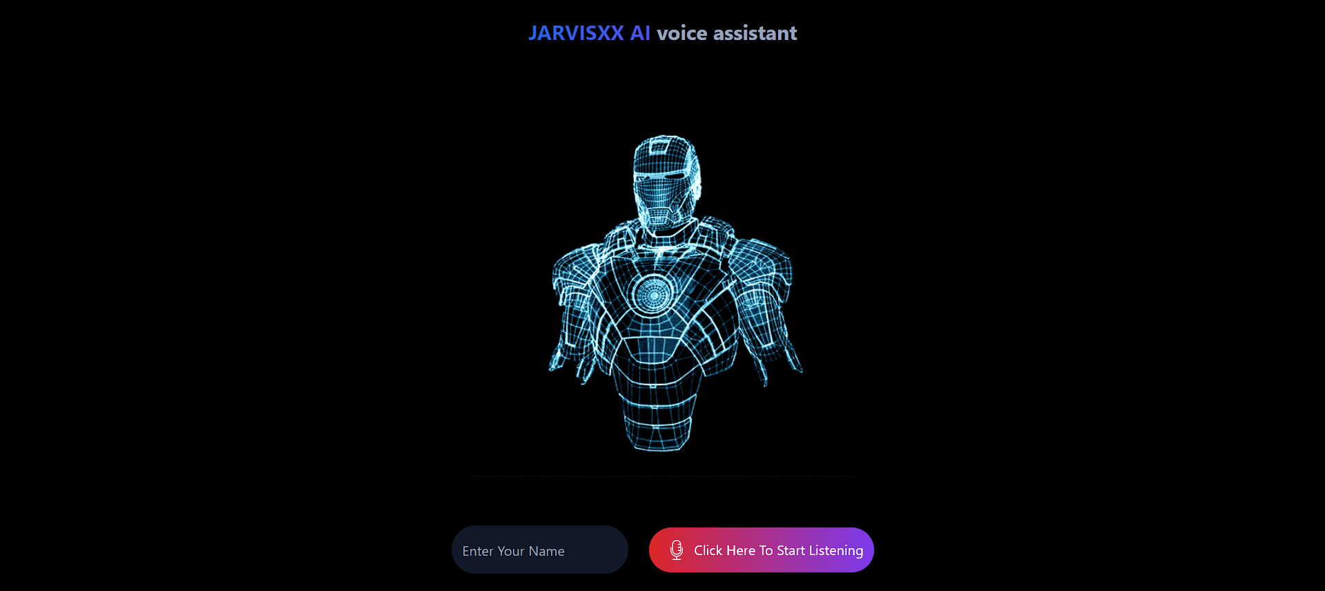 JarvisXX AI Voice Assistant